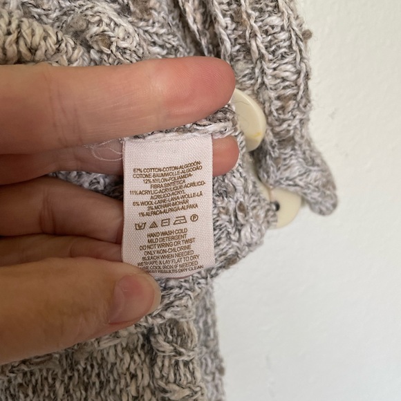 Free people cropped long-sleeve sweater shrug - Picture 3 of 4